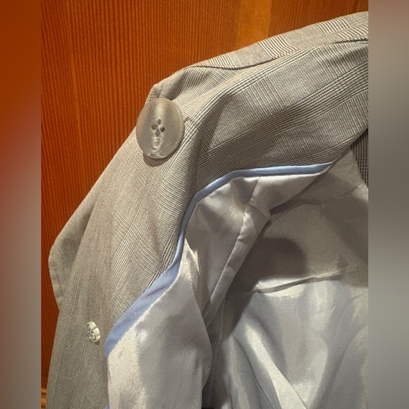 Calvin Klein Double Breasted Cotton Buckle Waist Trench Coat - Picture 15 of 17